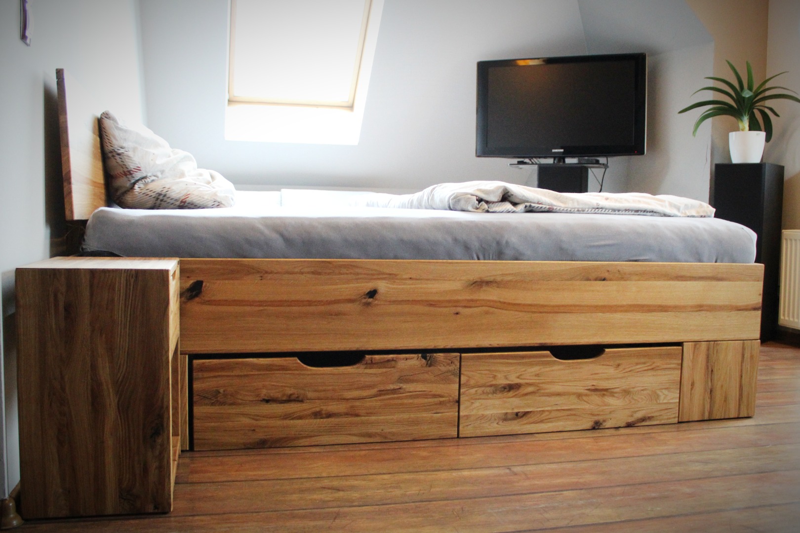 Łóżko z litego drewna #4