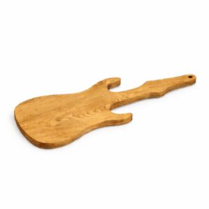 Deska w kształcie gitary z litego dębu – dekoracyjna deska drewniana Patrei