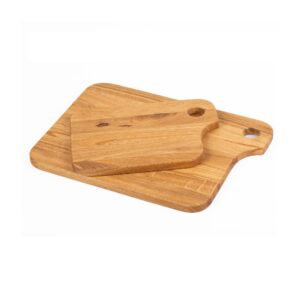 Zestaw desek z litego drewna – duża i mała deska w komplecie Patrei