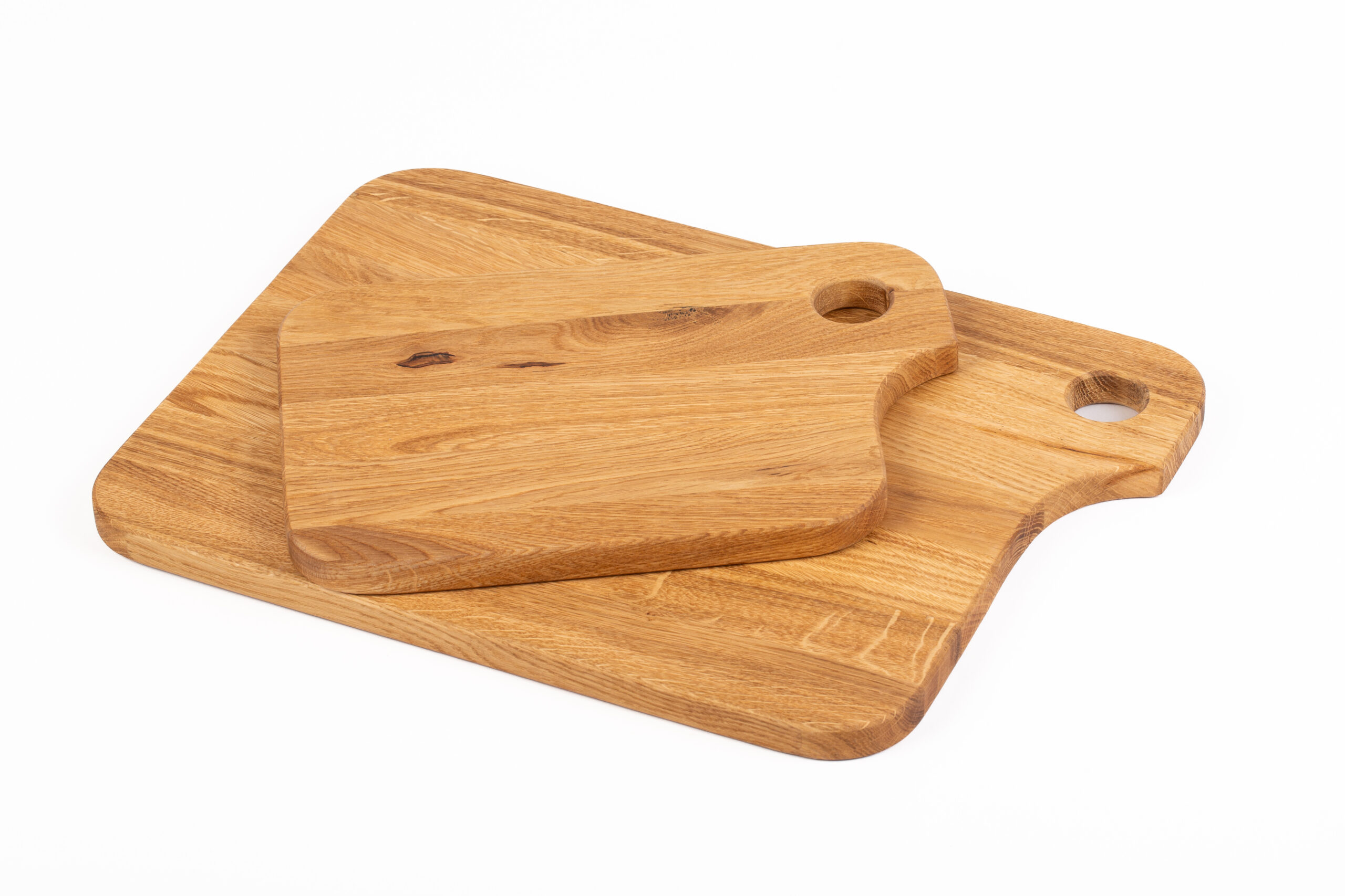 zestaw dwóch desek prezentowych z litego drewna patrei