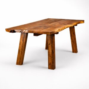 Stół z litego drewna - dwa lączone plastry